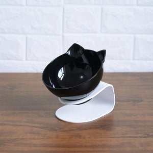 Cat Double Bowl Cat Food Bowl Protects Cervical Vertebra