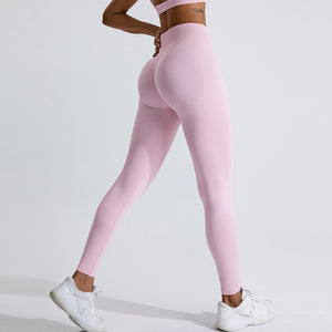 European And American Seamless Peach Hip Raise Yoga Pants